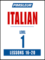 Pimsleur_Italian_Level_1_Lessons_16-20